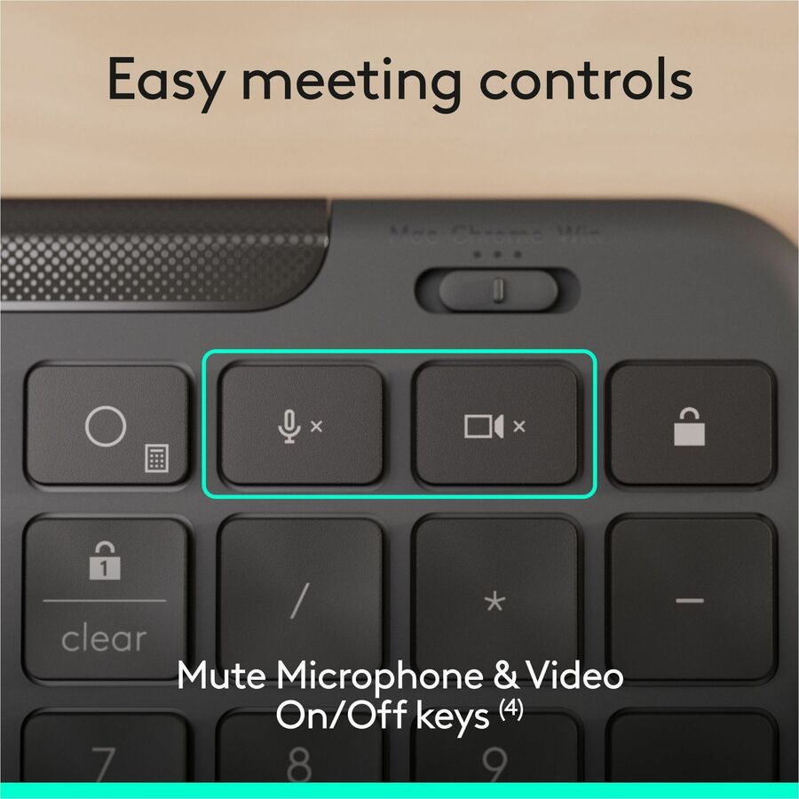 Logitech Signature Slim Wired K620 Keyboard – Full-Size USB-C Keyboard with Scissor Keys for Business