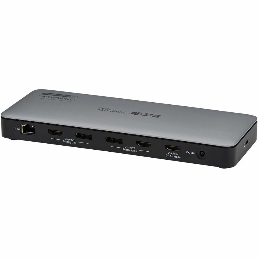Eaton Tripp Lite Series USB-C Universal Dock with Triple 4K Display, Gigabit Ethernet, and 100W Power Delivery
