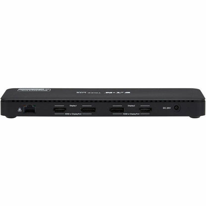 Eaton Tripp Lite Series U442-DOCK24DL2A USB-C Universal Dock with Dual 4K HDMI & DisplayPort, Gigabit Ethernet, 7 USB Ports, 100W Power Delivery