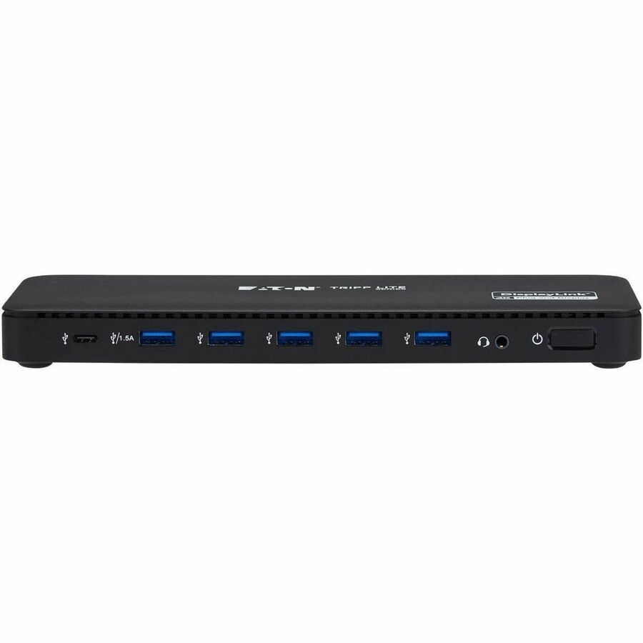 Eaton Tripp Lite Series U442-DOCK24DL2A USB-C Universal Dock with Dual 4K HDMI & DisplayPort, Gigabit Ethernet, 7 USB Ports, 100W Power Delivery