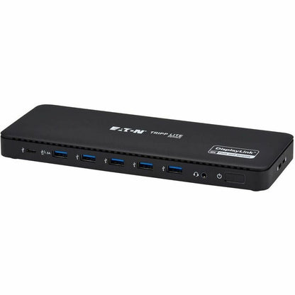 Eaton Tripp Lite Series U442-DOCK24DL2A USB-C Universal Dock with Dual 4K HDMI & DisplayPort, Gigabit Ethernet, 7 USB Ports, 100W Power Delivery