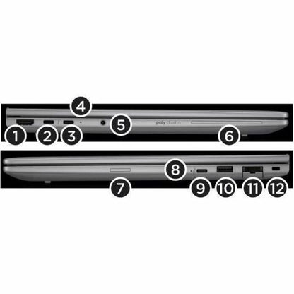 HP ZBook 8 G1i 14" Mobile Workstation - 2.5K - 120 Hz - Intel Core Ultra 9 285H - vPro Technology - 64 GB - 1 TB SSD - English Keyboard - Meteor Silver