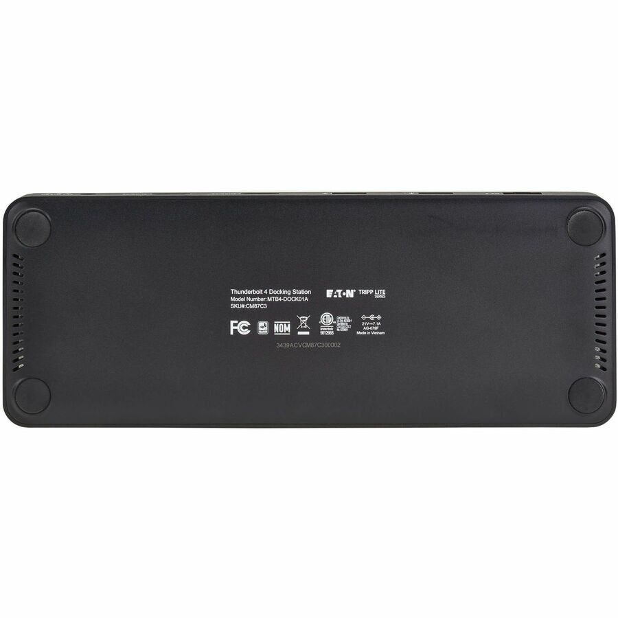 Eaton Corporation Tripp Lite Series MTB4-DOCK01A Thunderbolt 4 Docking Station for MacBook Pro and Windows Laptops