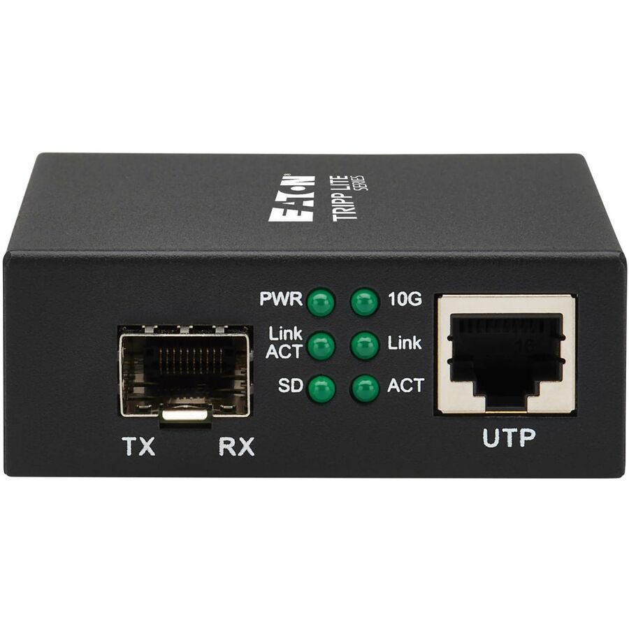 Eaton Corporation N786-001-SFP 10Gbps Fiber Optic Media Converter with SFP+ Module