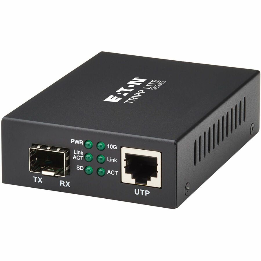 Eaton Corporation N786-001-SFP 10Gbps Fiber Optic Media Converter with SFP+ Module