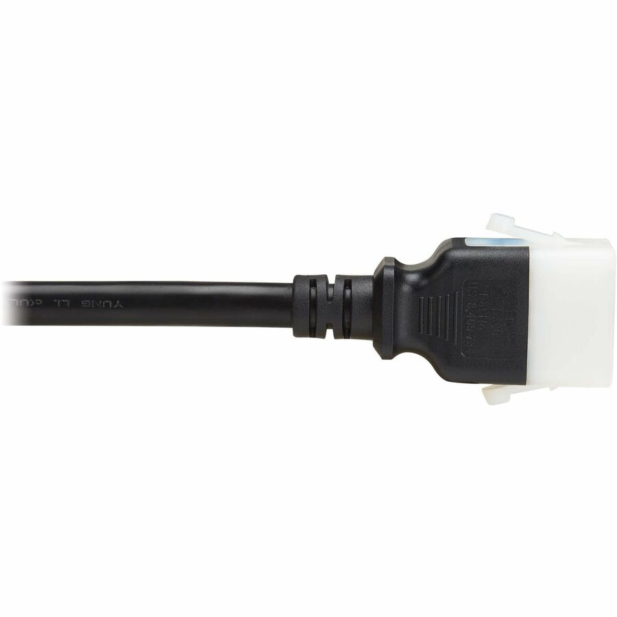 Eaton Tripp Lite Series PDU Power Cord, C19 to P-Lock C20 – Heavy-Duty 20A 250V, 3 ft. Black