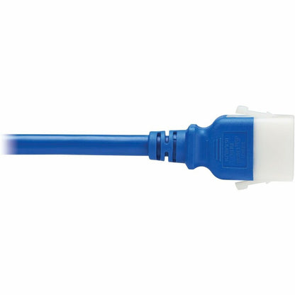 Eaton Tripp Lite Series PDU Power Cords, C19 to P-Lock C20 - Heavy Duty, 20A, 250V, 12 AWG, 3 ft. (0.9 m), Blue, 6 Pack