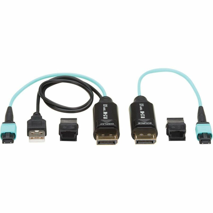Eaton Tripp Lite Series P580F-000 DisplayPort Fiber Extender Kit with MPO Connectors for 8K Video Transmission