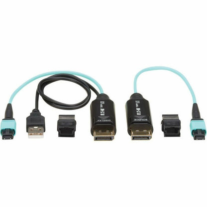 Eaton Tripp Lite Series P580F-000 DisplayPort Fiber Extender Kit with MPO Connectors for 8K Video Transmission
