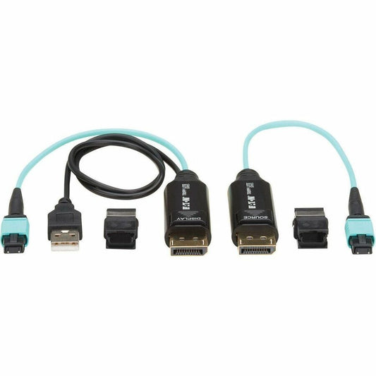 Eaton Tripp Lite Series P580F-000 DisplayPort Fiber Extender Kit with MPO Connectors for 8K Video Transmission