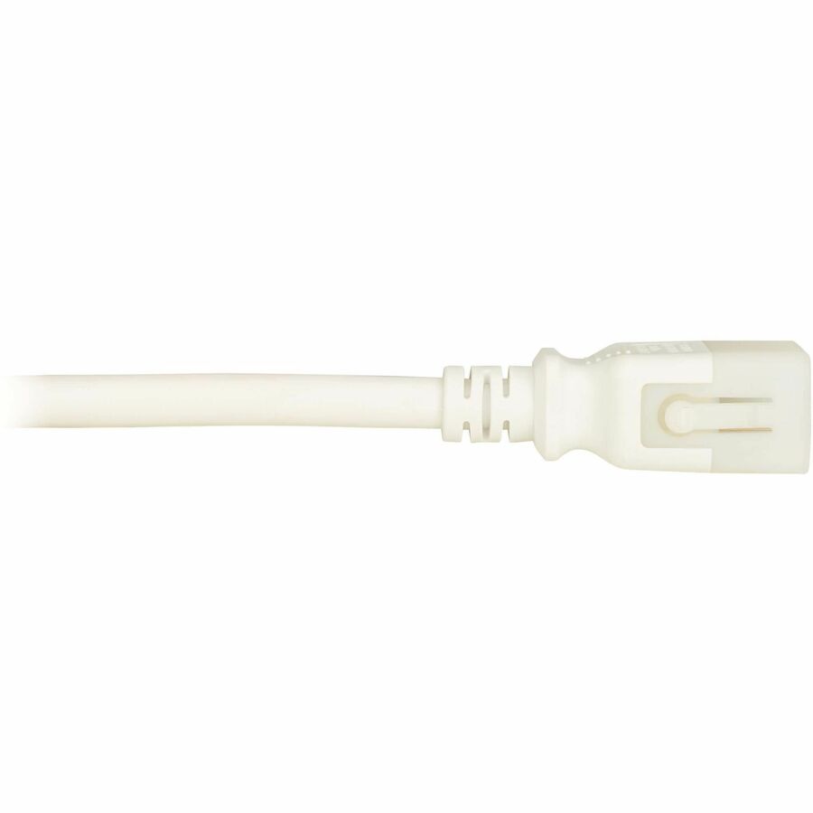 Eaton Corporation P036-E06-AWH-6 Heavy-Gauge White Power Cord for Network Devices with P-Lock Connection