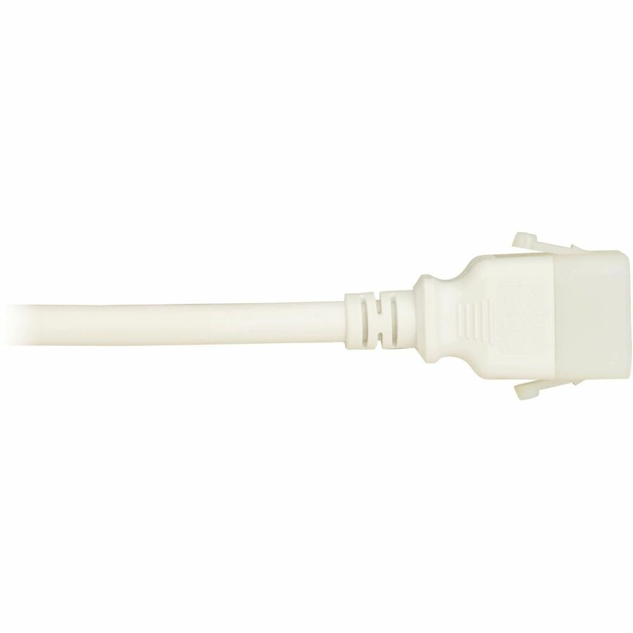 Eaton Corporation P036-E06-AWH-6 Heavy-Gauge White Power Cord for Network Devices with P-Lock Connection