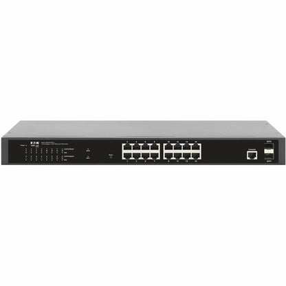 Eaton Corporation NGS16C2POE-1 Ethernet Switch – 16-Port Managed Gigabit Switch with PoE+ and SFP Uplink