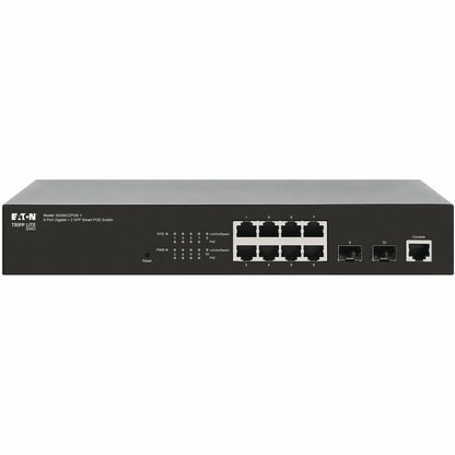 Eaton Corporation NGS8C2POE-1 Managed Gigabit Ethernet Switch with PoE+ and SFP Ports