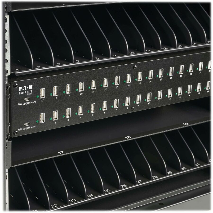 Eaton Corporation Tripp Lite Series CSD32USBIND Charging Cabinet for Up to 32 Zebra Devices and Smartphones