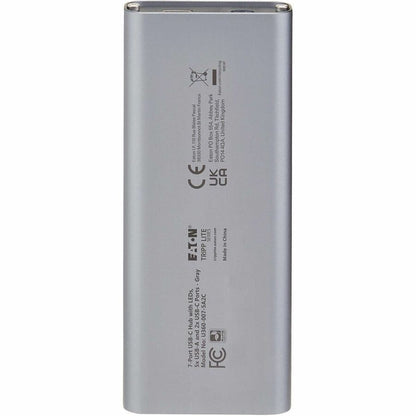 Eaton Tripp Lite Series 7-Port USB-C Hub with USB 3.2 Gen 2 Speeds - Gray