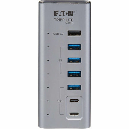 Eaton Tripp Lite Series 7-Port USB-C Hub with USB 3.2 Gen 2 Speeds - Gray