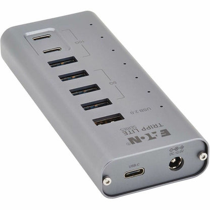 Eaton Tripp Lite Series 7-Port USB-C Hub with USB 3.2 Gen 2 Speeds - Gray