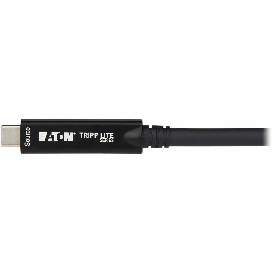 Eaton Tripp Lite Series U420F-15M USB-C to USB-C Fiber Optic Cable – 15 ft. 8K/4K Video & 10 Gbps Data Transfer