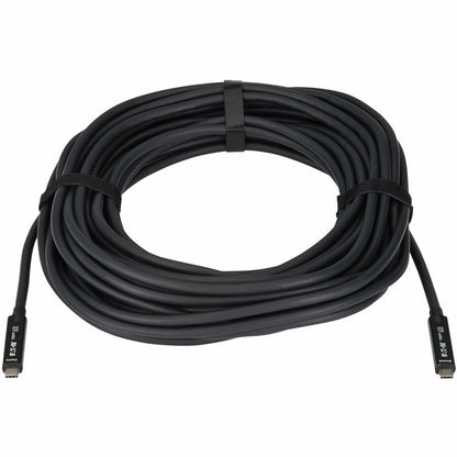 Eaton Tripp Lite Series U420F-15M USB-C to USB-C Fiber Optic Cable – 15 ft. 8K/4K Video & 10 Gbps Data Transfer