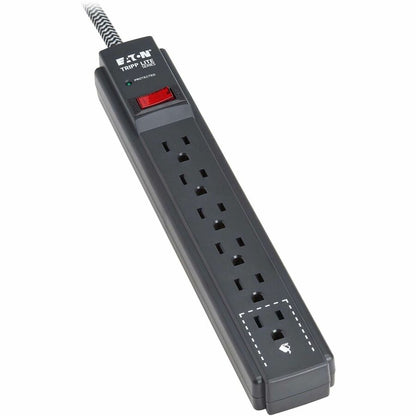 Eaton Tripp Lite Series Protect It! TLP625DB 6-Outlet Surge Protector with 1500 Joules and 25 ft. Braided Cord