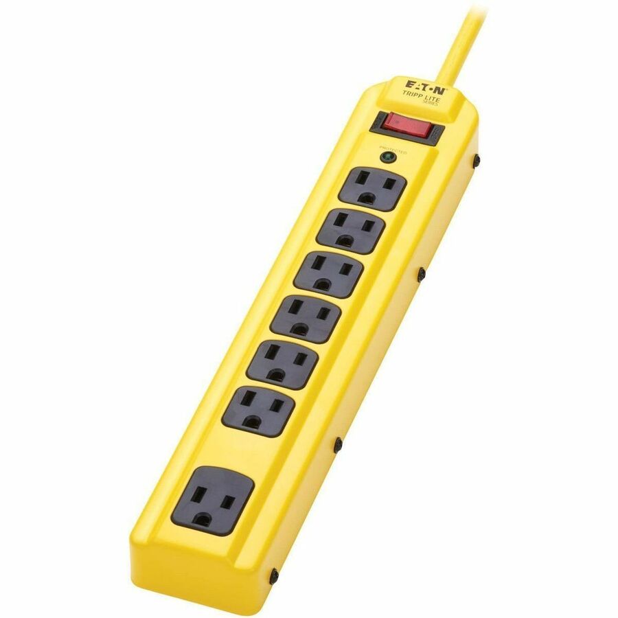 Eaton Tripp Lite Series 7-Outlet Industrial Surge Protector with 4 ft. Cord and Metal Housing