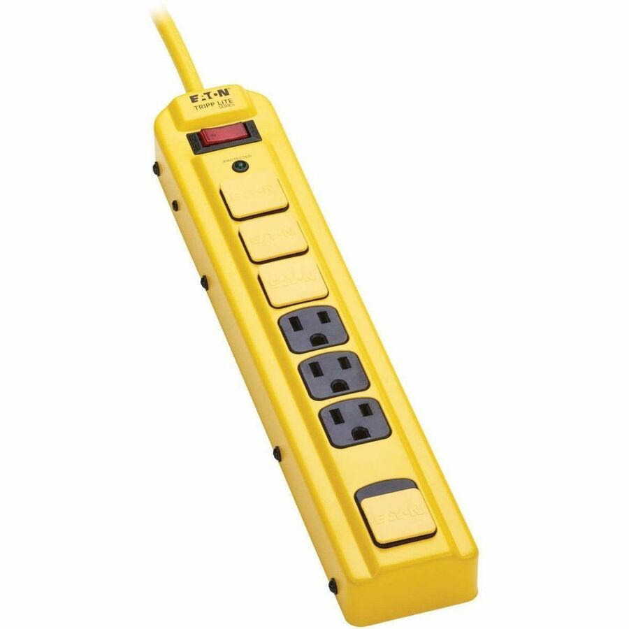 Eaton Tripp Lite Series 7-Outlet Industrial Surge Protector with 4 ft. Cord and Metal Housing