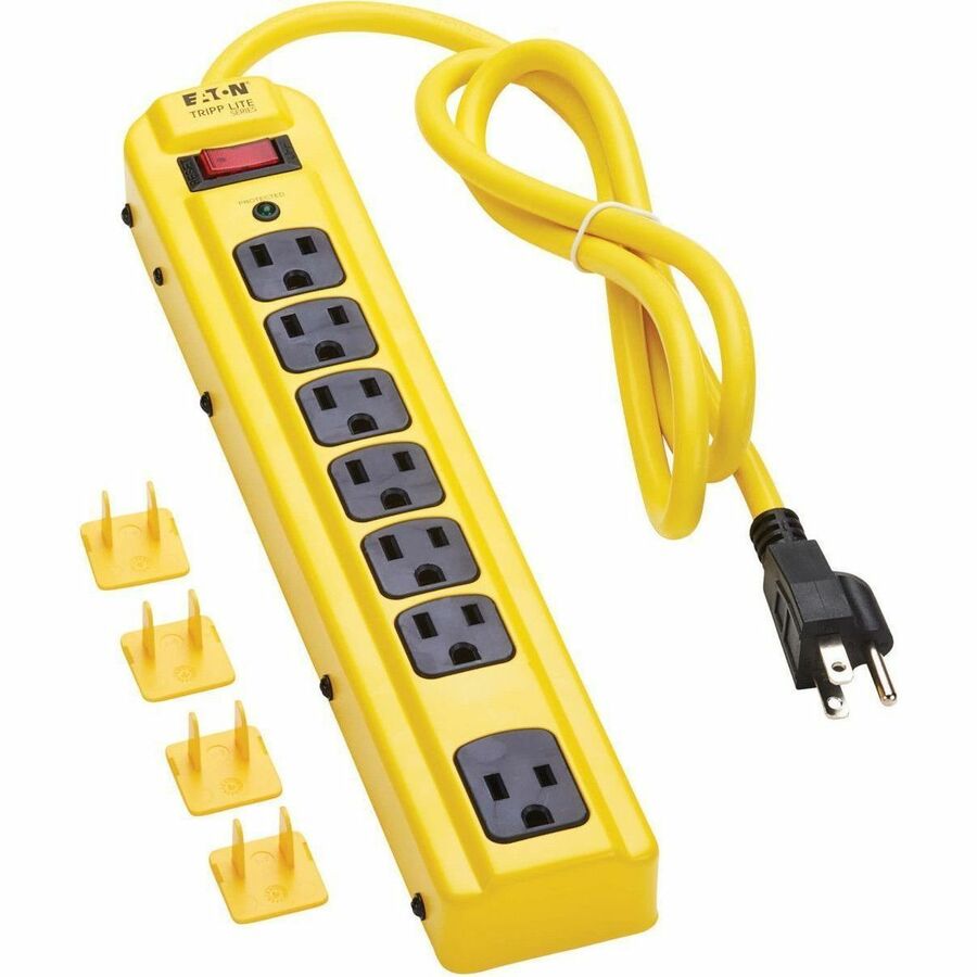Eaton Tripp Lite Series 7-Outlet Industrial Surge Protector with 4 ft. Cord and Metal Housing