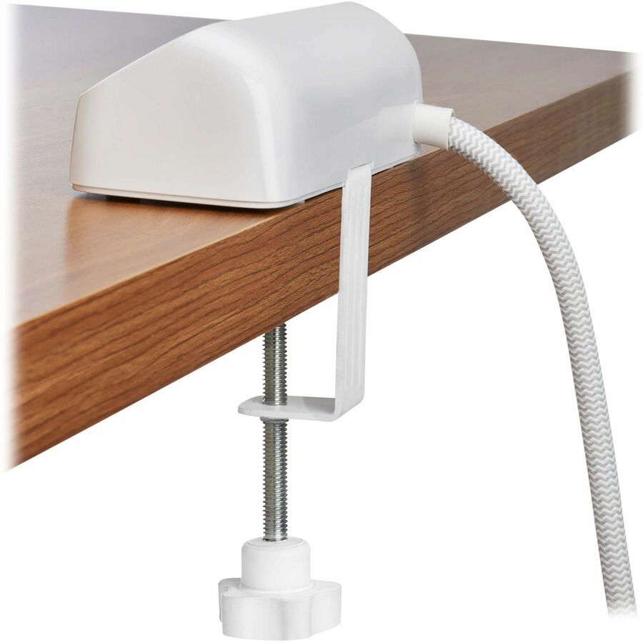 Eaton Tripp Lite Series Protect It! 3-Outlet Surge Protector with USB-A and USB-C Ports - 5-15R Outlets, 900 Joules, 20W PD Charging, Desk Clamp, 8 ft. Braided Cord, White
