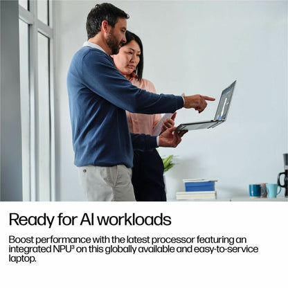 HP EliteBook 6 G1i 14" Notebook - WUXGA - Intel Core Ultra 5 235U - vPro Technology - 16 GB - 512 GB PCIe NVMe SSD - English Keyboard - Pike Silver Aluminum