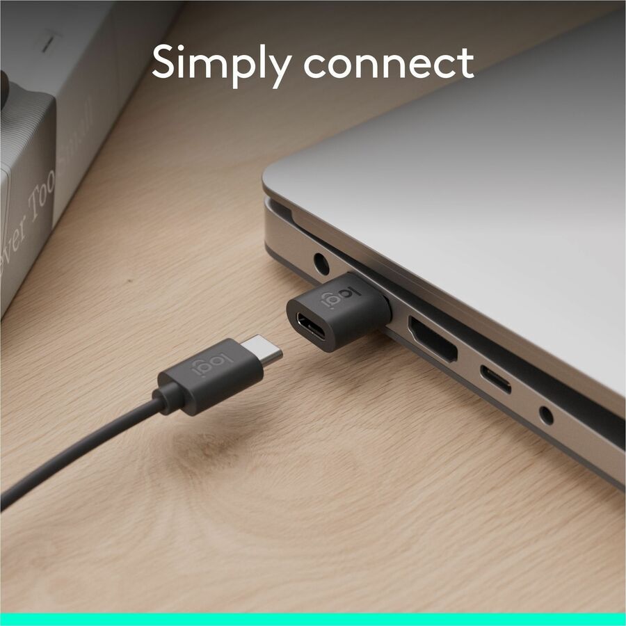 Logitech USB-A to USB-C Adapter - Data Transfer and Charging for Logitech Devices