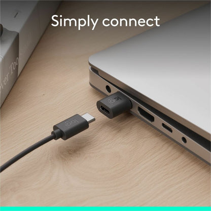 Logitech USB-A to USB-C Adapter - Data Transfer and Charging for Logitech Devices