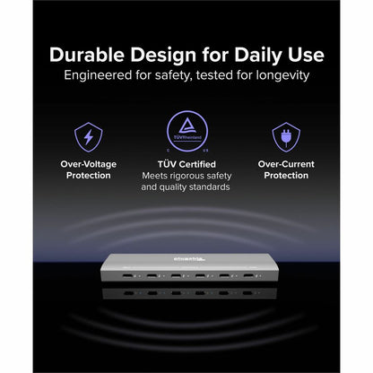 Plugable PS-6CC 6-Port USB-C Charging Station with PriorityShare Technology