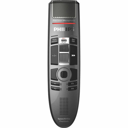 Philips SpeechMike Premium Touch SMP3710 Digital Voice Recorder with Decoupled Microphone and Motion Sensor