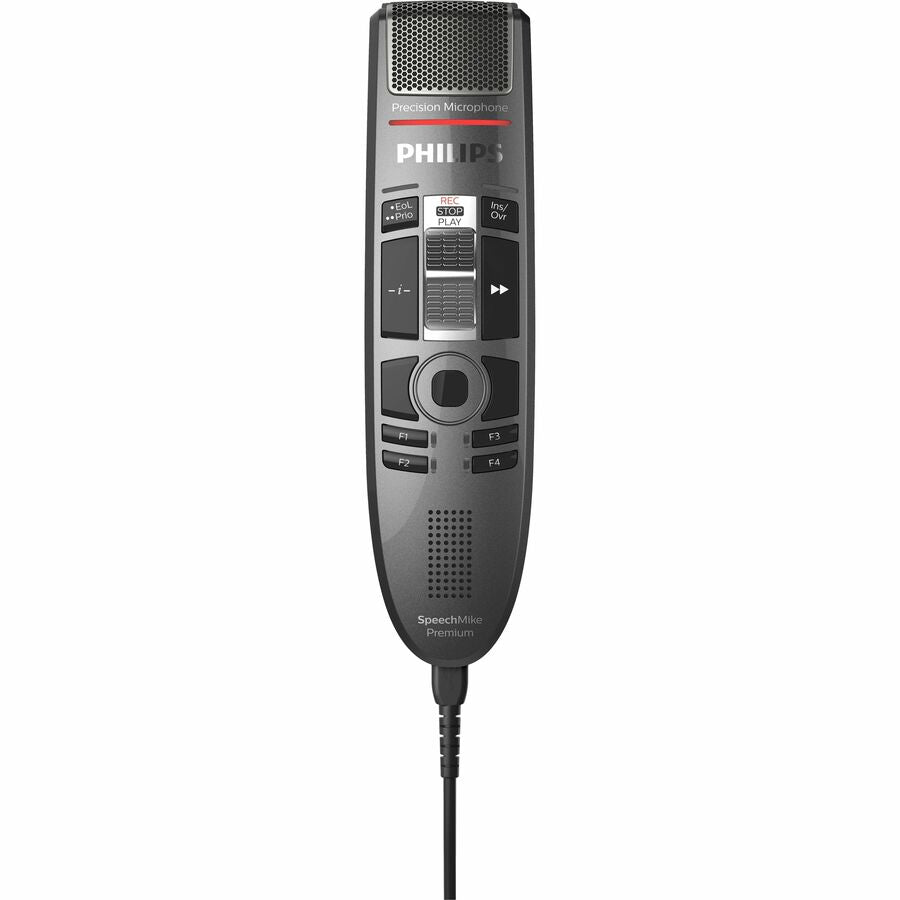 Philips SpeechMike Premium Touch SMP3710 Digital Voice Recorder with Decoupled Microphone and Motion Sensor