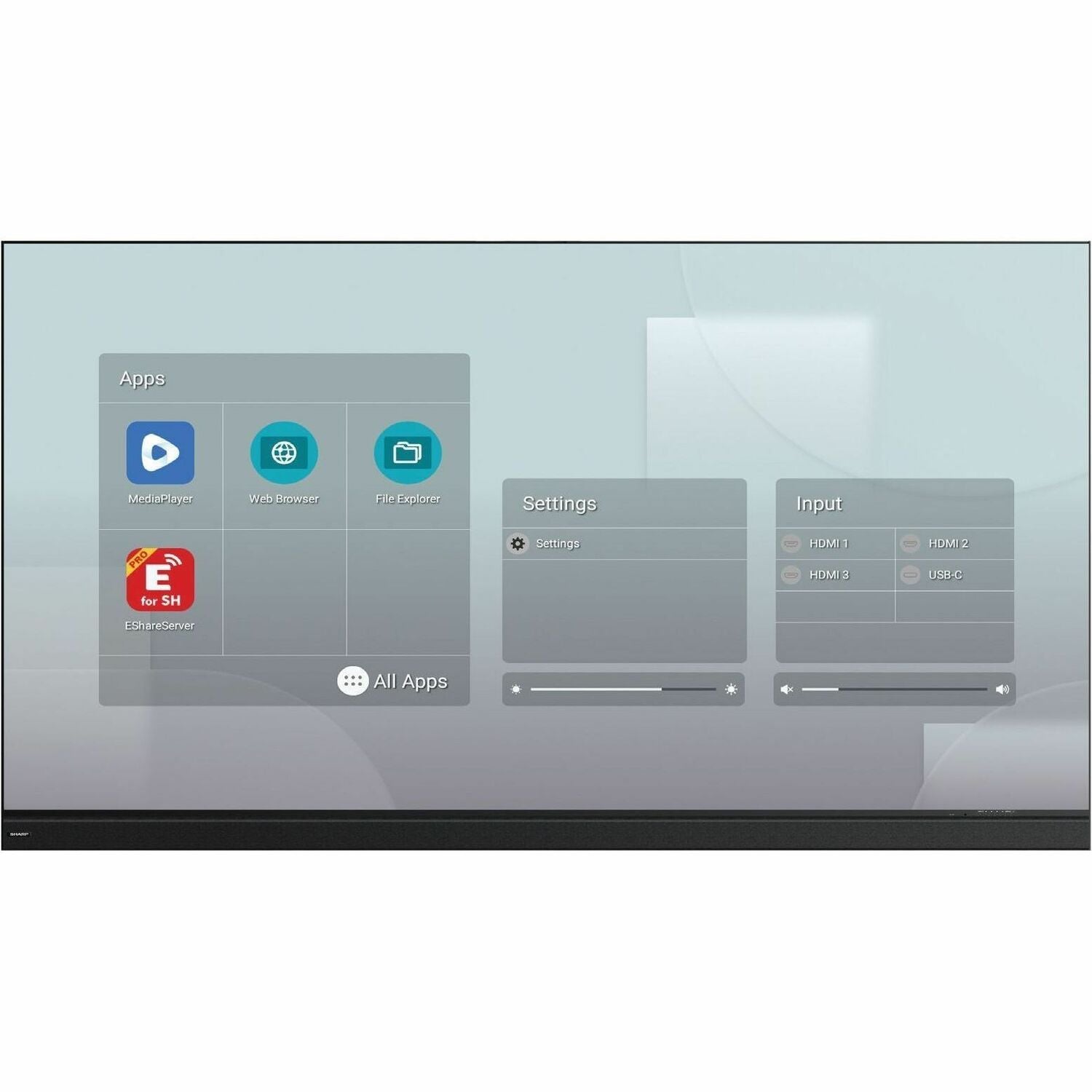 Sharp NEC Display 165" LD-AF Series All-in-one Full HD LED Digital Signage Display