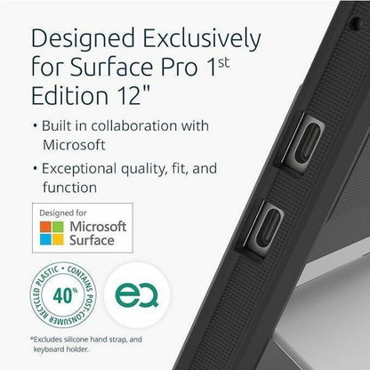 Kensington BlackBelt EQ Rugged Case for Microsoft Surface Pro 12" - Military-Grade Protection with Recycled Content