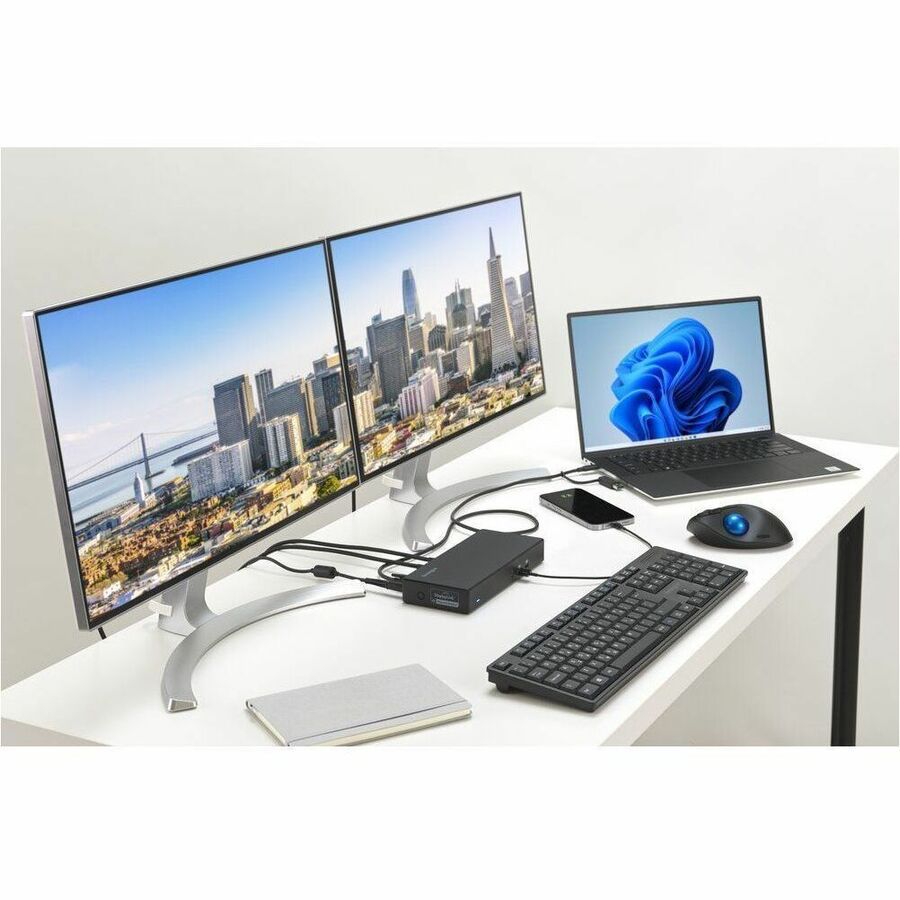 Kensington SD4781P EQ USB-C & USB-A Dual 4K Docking Station with 100W Power Delivery
