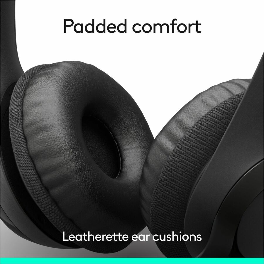 Logitech H390 Wired Headset with Microphone – USB-C Over-the-Head Stereo Headphones for Calls and Music