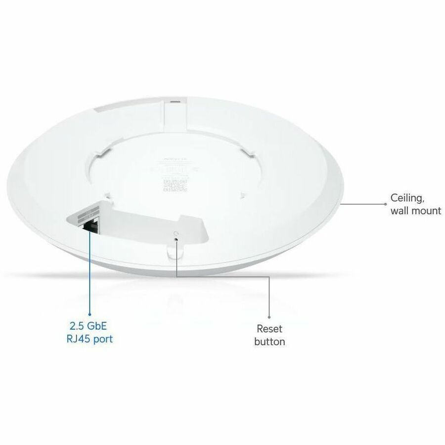 Ubiquiti U7 Long-Range Wi-Fi 7 Dual Band Wireless Access Point with 4.30 Gbps Speed