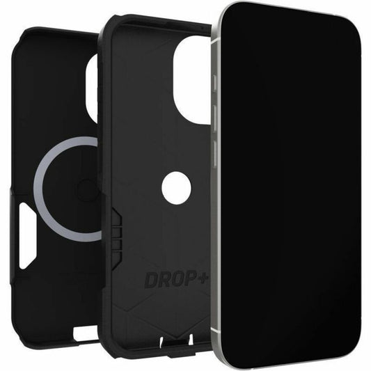OtterBox Commuter Magnets with Camera Control for iPhone 17 – Rugged Black Protective Case with MagSafe Compatibility