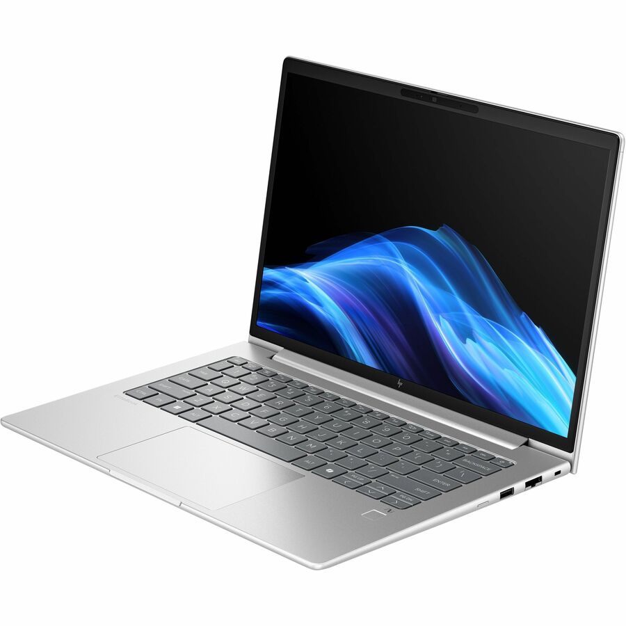 HP EliteBook 6 G1a 14" Copilot+ PC Notebook - WUXGA - 60 Hz - AMD Ryzen AI 7 350 - 32 GB - 512 GB SSD - English Keyboard - Pike Silver Aluminum