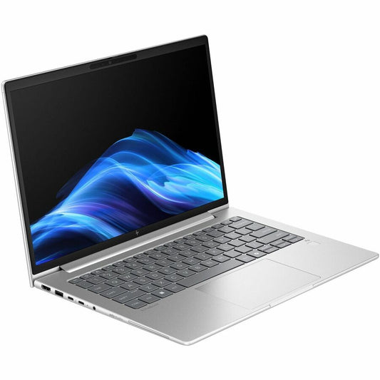 HP EliteBook 6 G1a 14" Copilot+ PC Notebook - WUXGA - 60 Hz - AMD Ryzen AI 7 350 - 32 GB - 512 GB SSD - English Keyboard - Pike Silver Aluminum