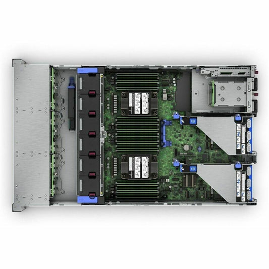 Hewlett Packard Enterprise ProLiant DL380 G11 2U Rack Server with Intel Xeon Gold 5515+ 3.20 GHz, 64 GB RAM, 1.92 TB SSD, Dual Power Supplies