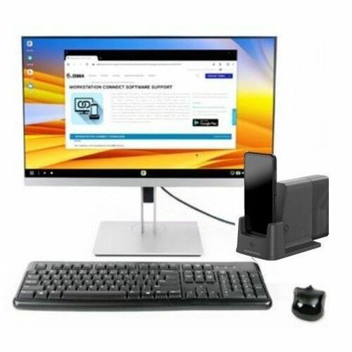 Zebra Technologies Connect Cradle for EM45 RFID Handheld Terminal - 4 USB Ports, HDMI & Ethernet