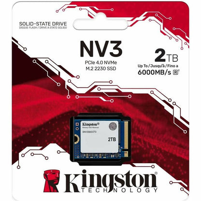Kingston NV3 2TB PCIe 4.0 NVMe M.2 SSD for Gaming Consoles and Laptops