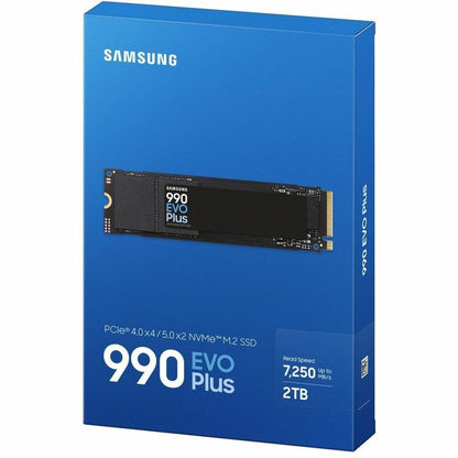 Samsung 990 EVO Plus MZ-V9S2T0 2TB NVMe M.2 SSD - High-Speed PCIe 5.0 Drive for PCs