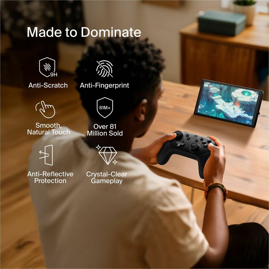 Belkin ScreenForce TemperedGlass Anti-Reflective Screen Protector for Nintendo Switch 2