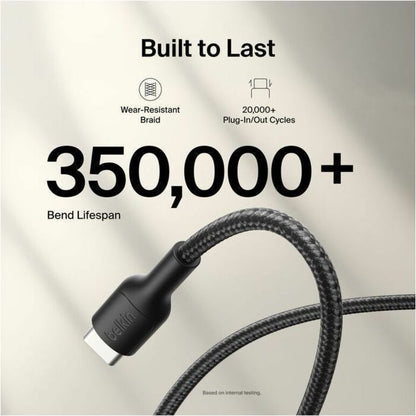Belkin USB-C to USB-C Cable 60W for Nintendo Switch 2 – Fast Charging & Sustainable Design