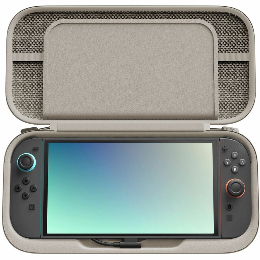 Belkin Charging Case for Nintendo Switch 2 – Sand, Durable Waterproof Polyester with Power Bank and Storage